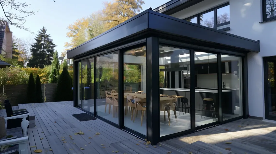 Ogrod zimowy Home Extension jako jadalnia